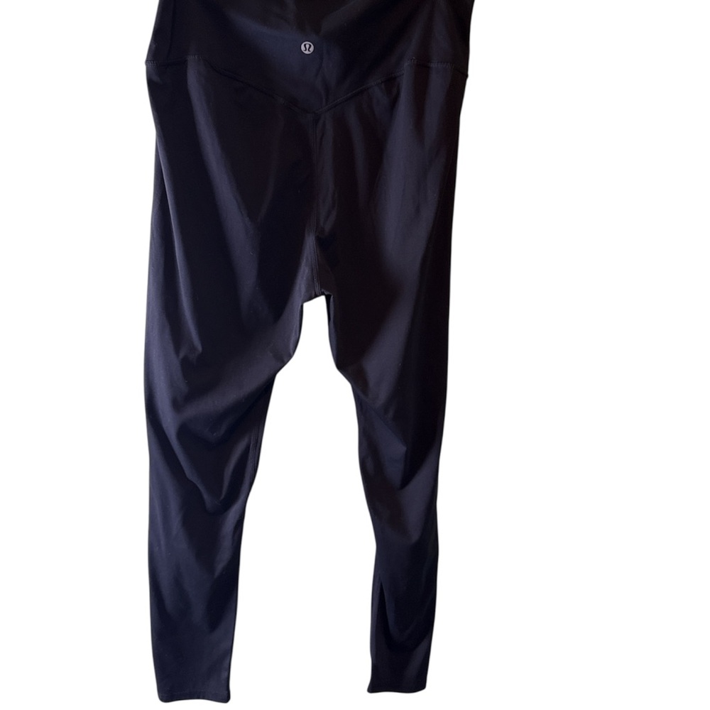 lululemon Athletica Womens High Waisted Black Jogger Leggings